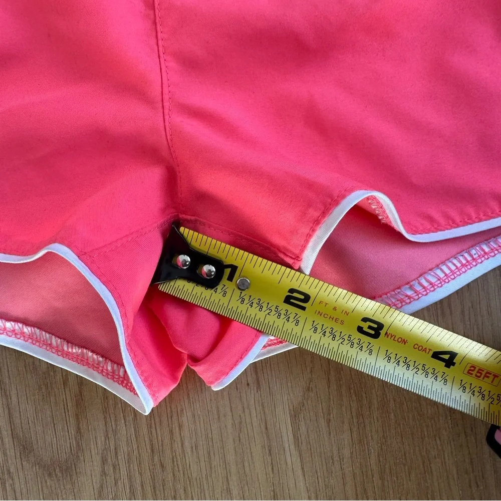 OP Women's Pink  Shorts with White Waistband Medium‎